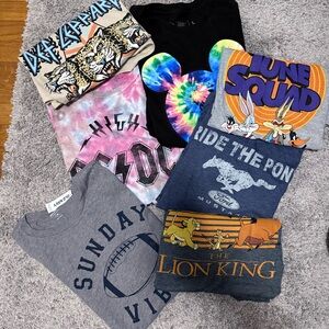 Lot of Mens/Unisex Large Short Sleeve Shirts